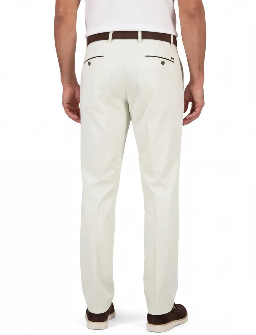 Broek Hiltl Peaker-S crème katoen