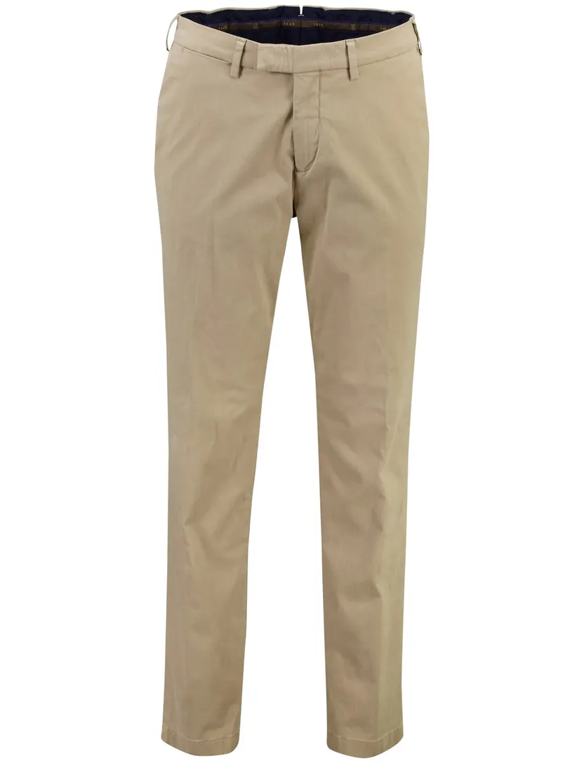 Broeken Gardeur Tybalt beige flatfront