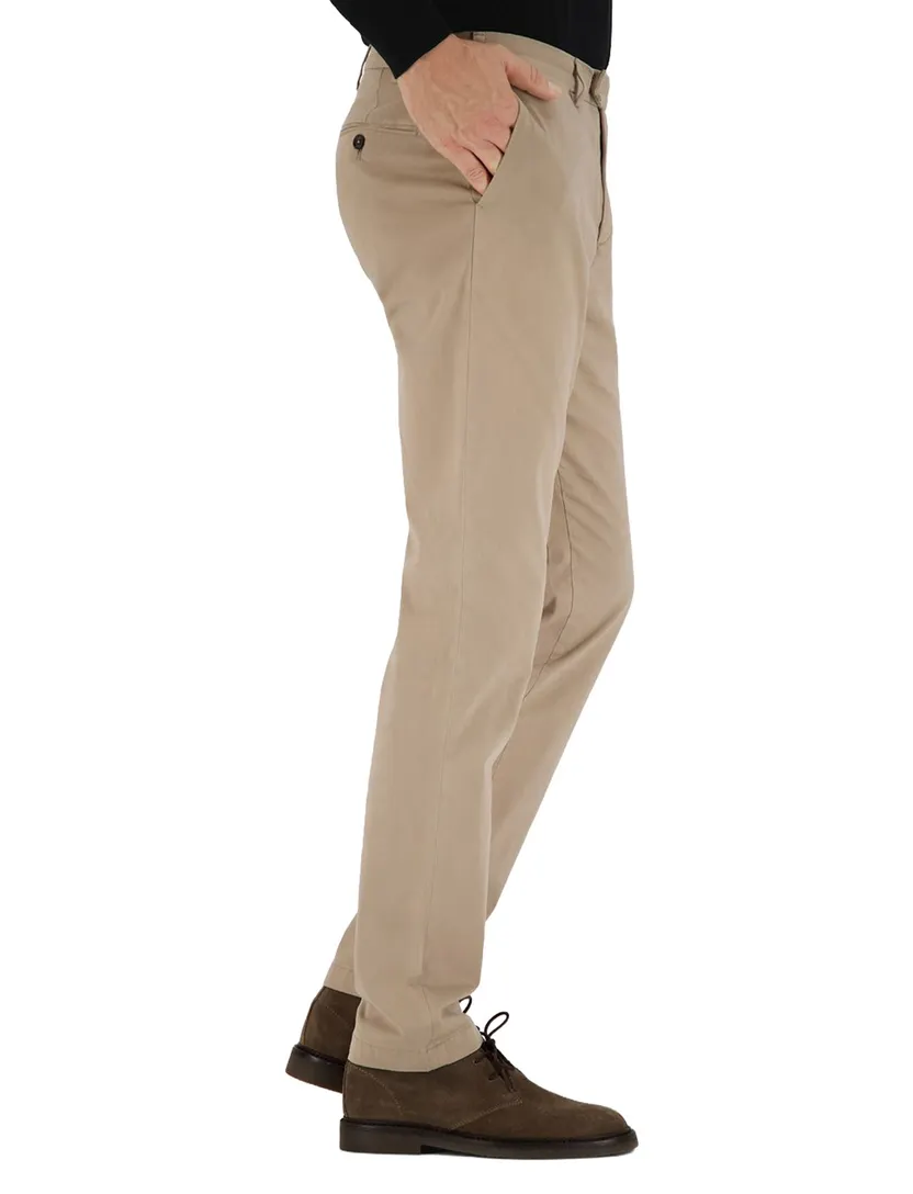 Broeken Gardeur Tybalt beige flatfront