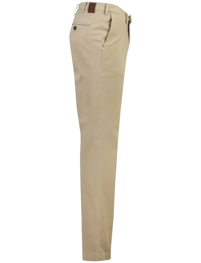 Broeken Gardeur Tybalt beige flatfront
