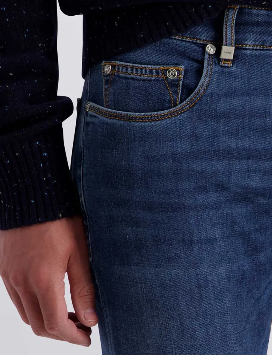 Pierre Cardin Lyon spijkerbroek donkerblauw