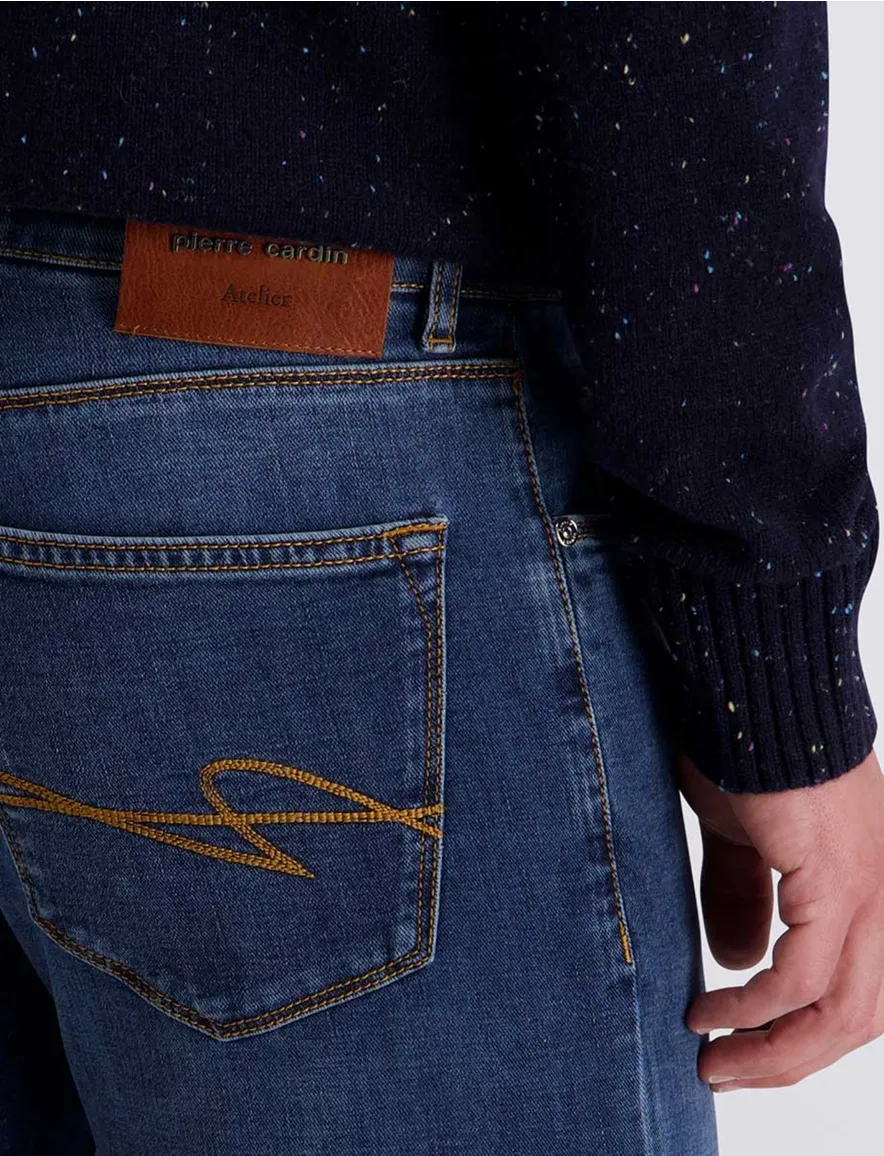 Broek Pierre Cardin donkerblauw C7 34506.8166