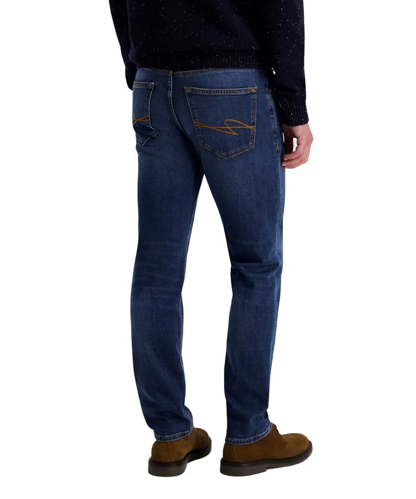 Broek Pierre Cardin Lyon donkerblauw normale fit spijker