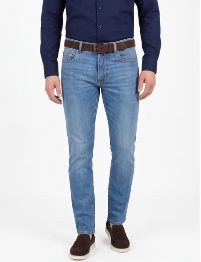 Pierre Cardin Jeans Pierre Cardin lichtblauw normale fit Lyon