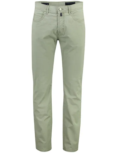 Pierre Cardin groene pantalon Pierre Cardin normale fit