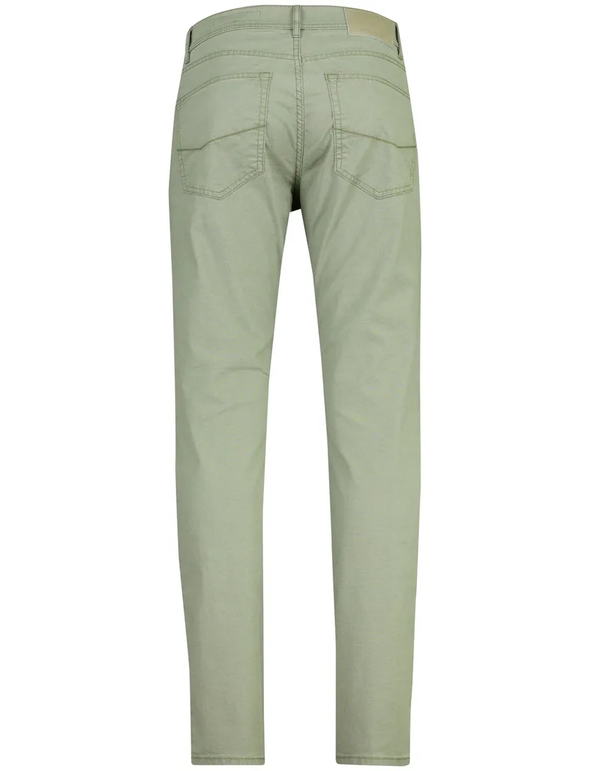 pantalon Pierre Cardin groen normale fit 5-pocket model