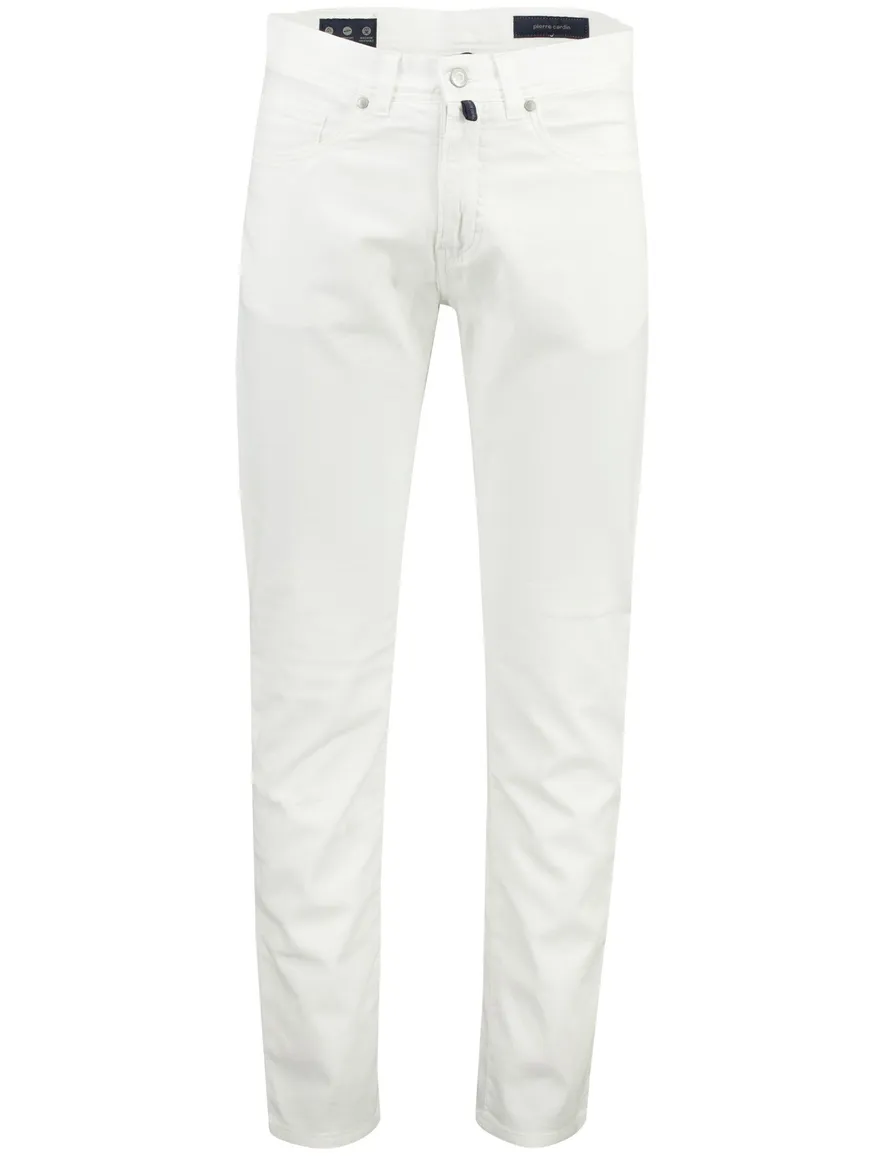 Pierre Cardin Pantalon gebroken wit Lyon Tapered