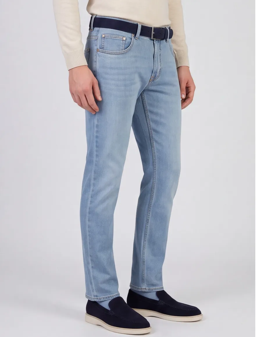 Pierre Cardin broek blauw normale fit