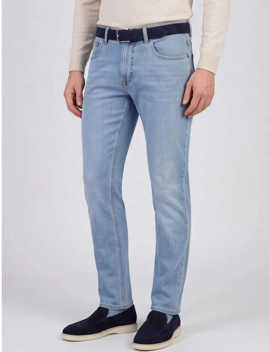 Pierre Cardin broek blauw normale fit
