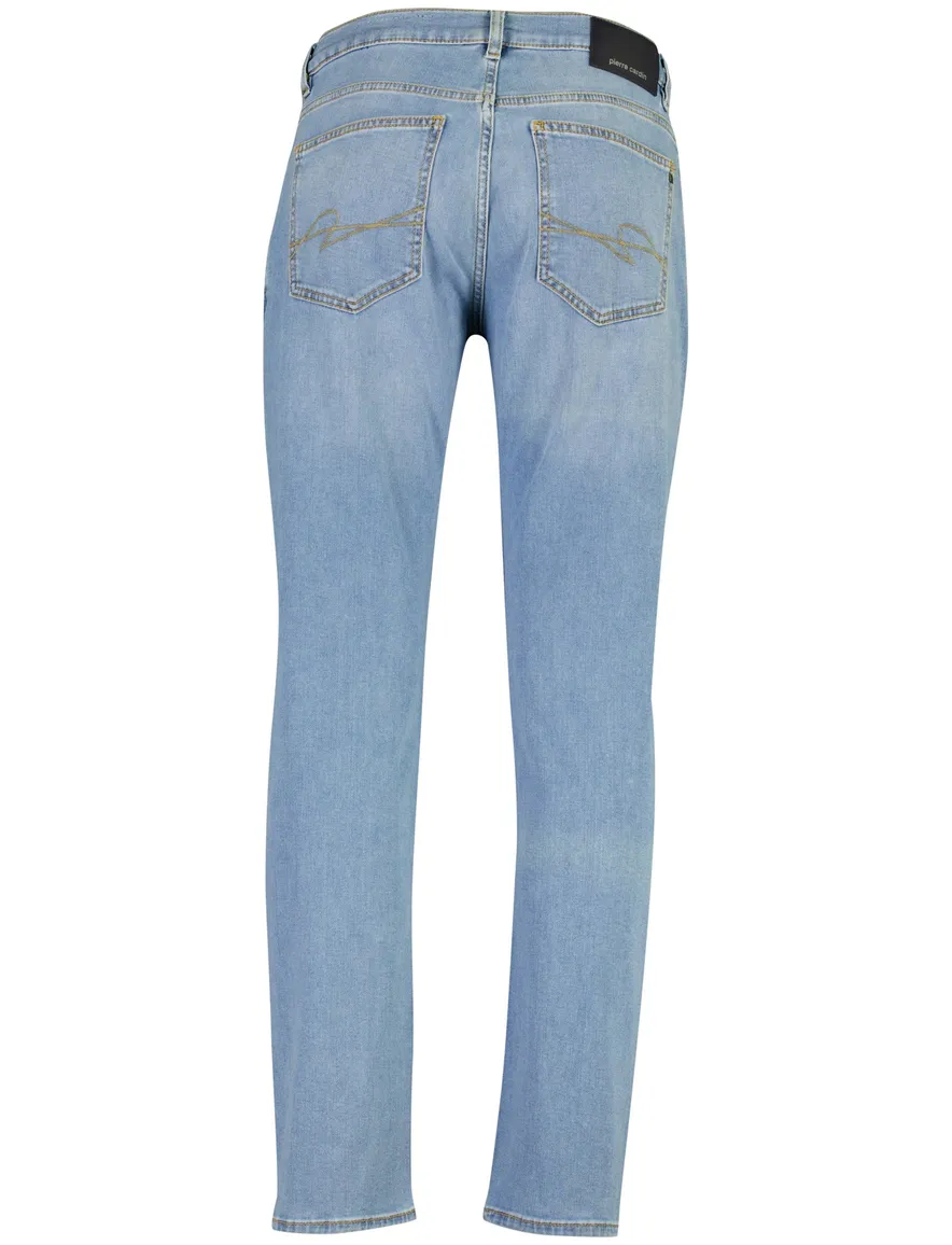 Broeken Pierre Cardin blauw normale fit stretch
