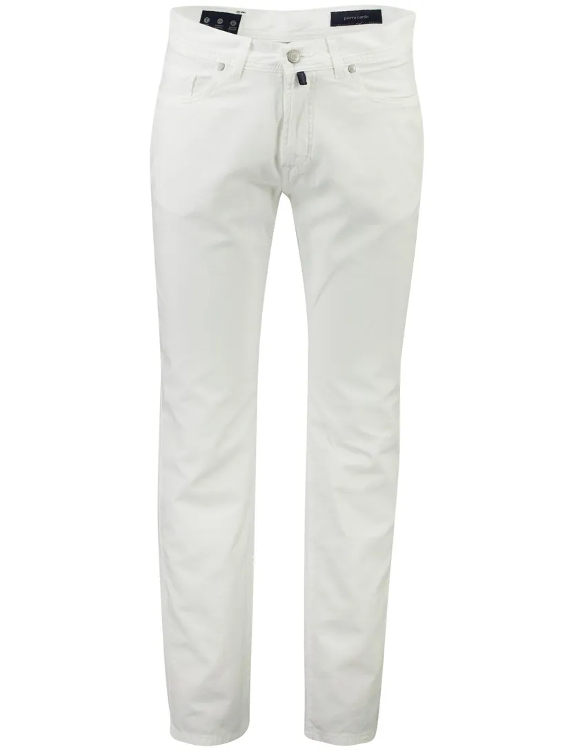 Pierre Cardin broek wit katoen normale fit