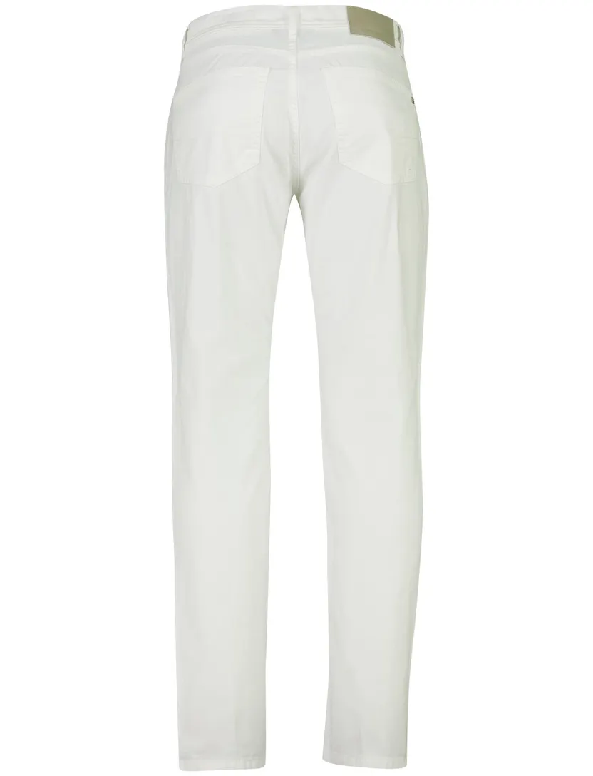 Pierre Cardin Lyon Tapered broek wit katoen normale fit