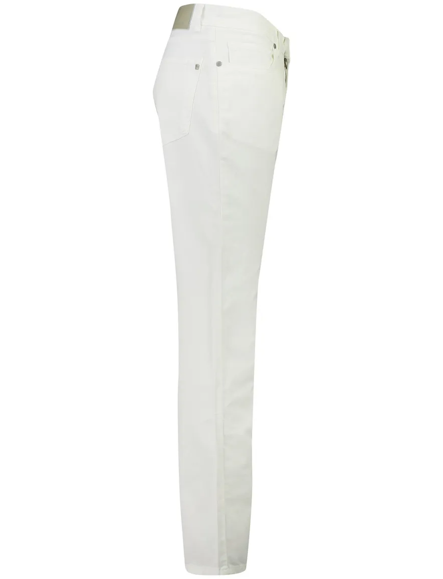 Broek Pierre Cardin wit normale fit katoen