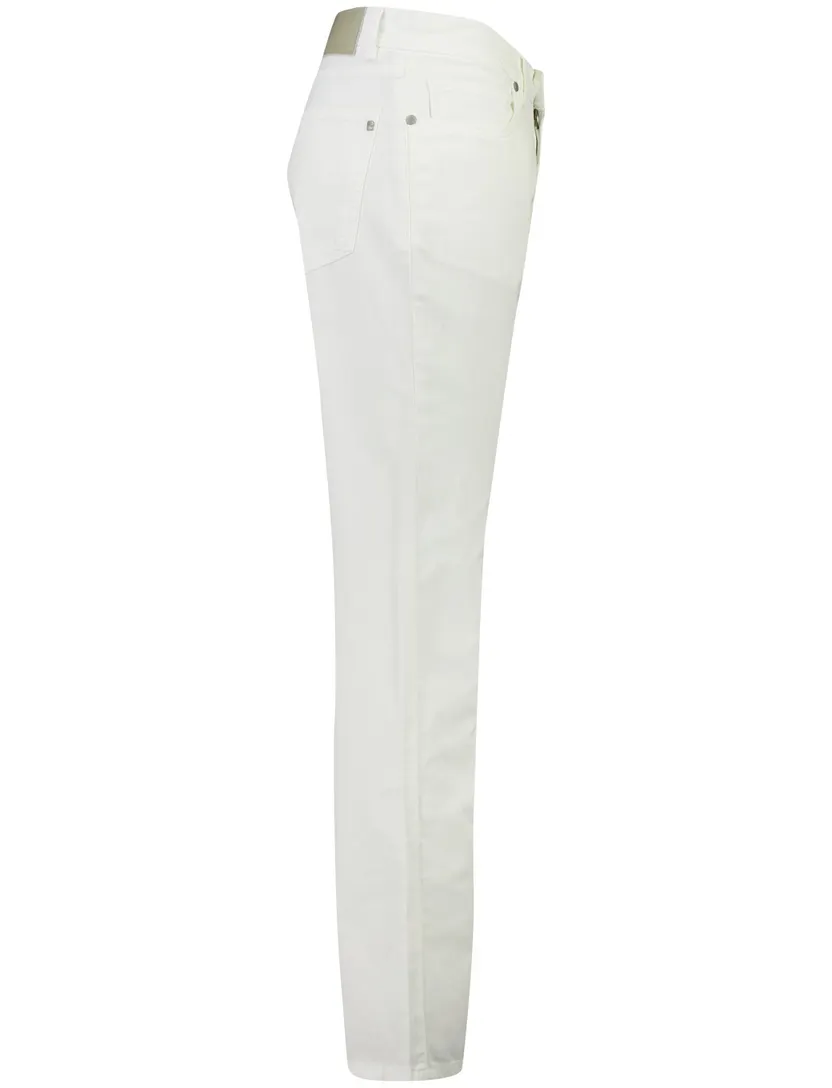 Pierre Cardin Lyon Tapered broek wit katoen normale fit