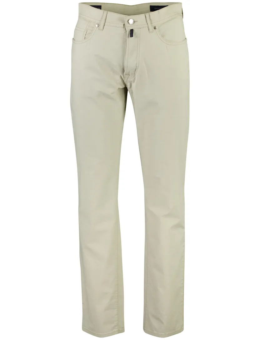 Pierre Cardin broek beige 5-pocket normale fit