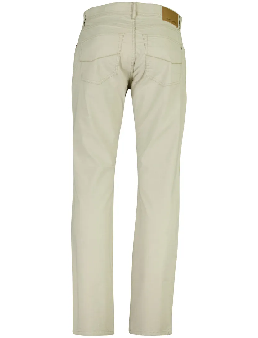 Pierre Cardin broek beige 5-pocket normale fit