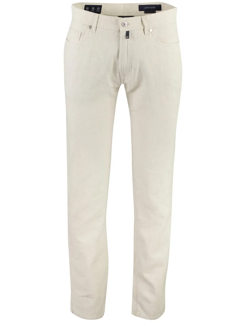 Beige broeken Pierre Cardin linnen zomer