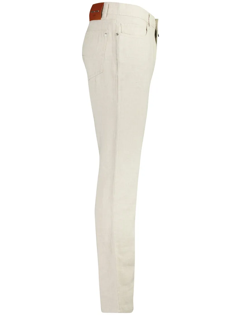 Beige broeken Pierre Cardin linnen zomer