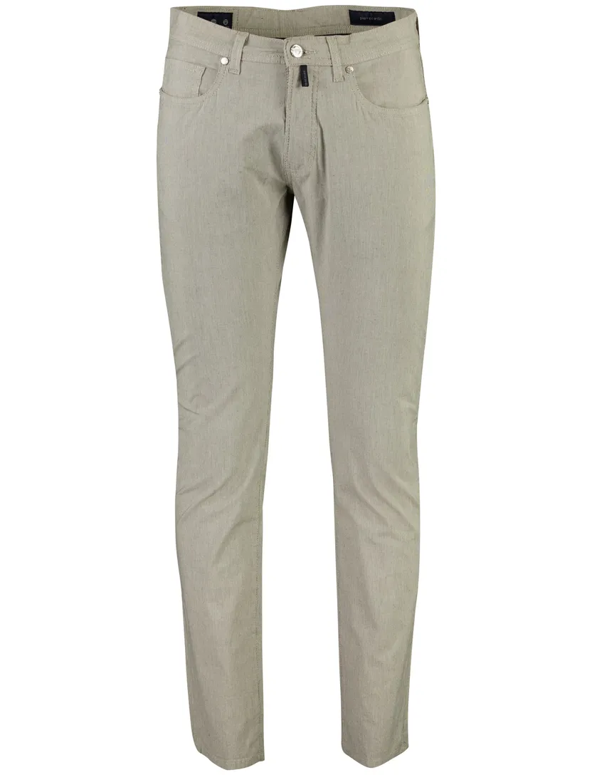 Pierre Cardin Lyon broek grijs gemêleerd