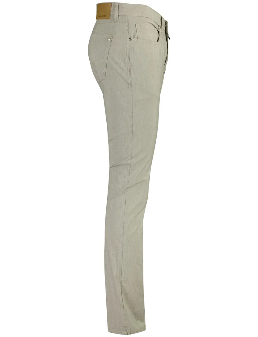 Pierre Cardin Lyon broek grijs gemêleerd