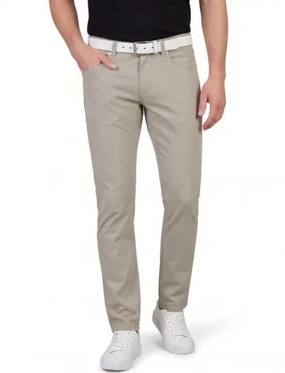 Pierre Cardin Broeken Pierre Cardin grijs gemêleerd Lyon