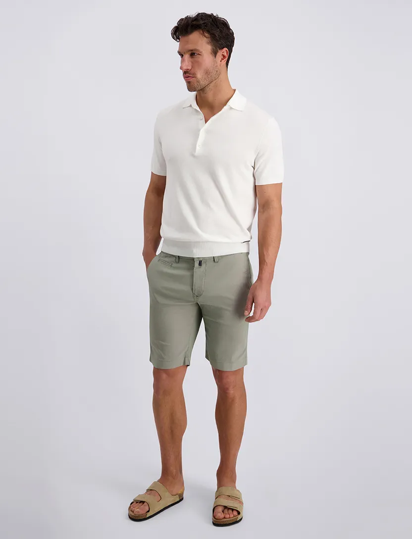 Shorts Pierre Cardin groen chino 5-pocket