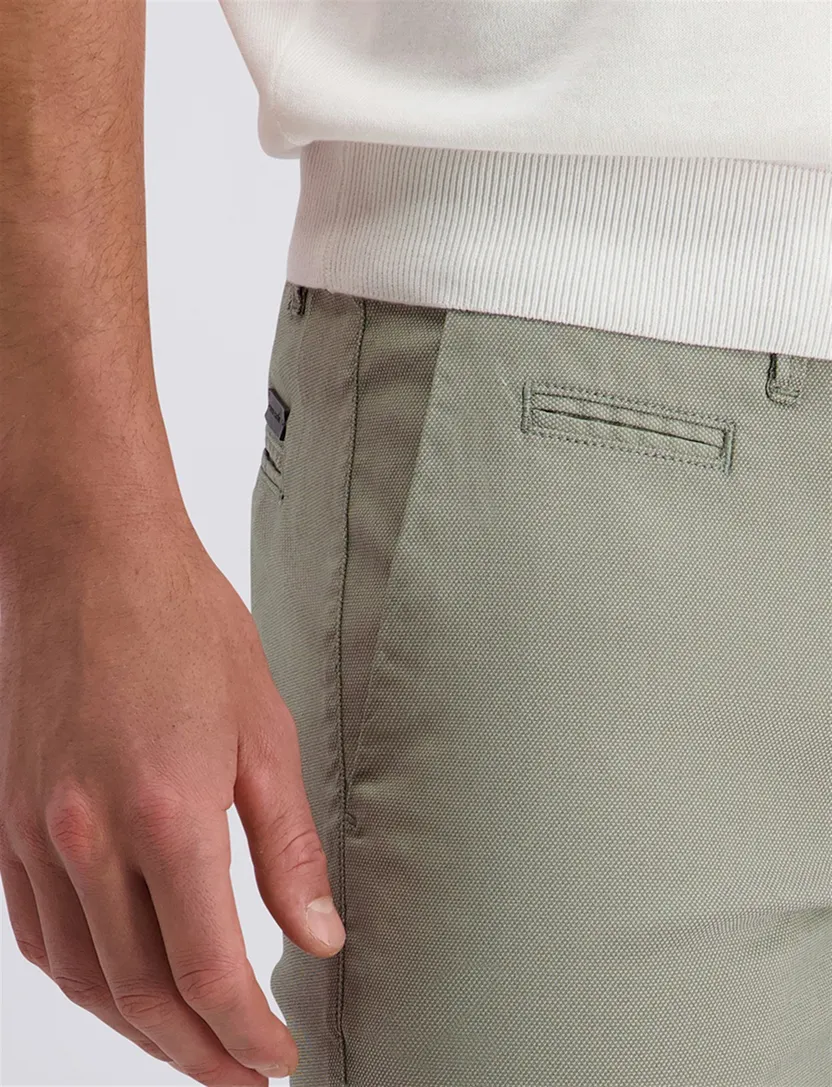 Shorts Pierre Cardin groen chino 5-pocket