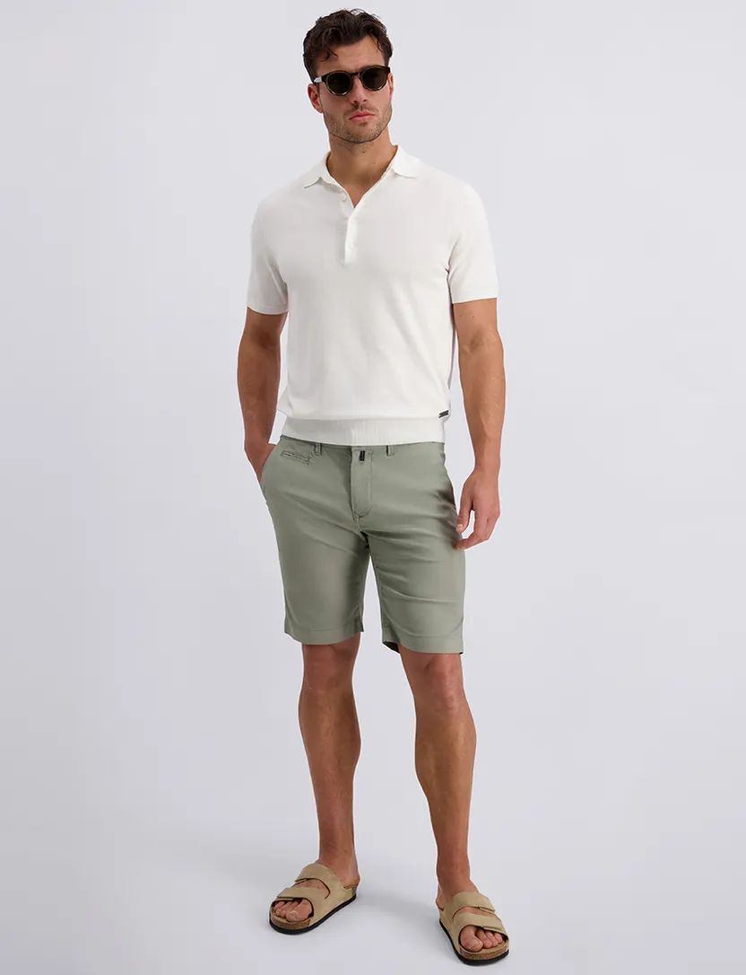 Shorts Pierre Cardin groen chino 5-pocket
