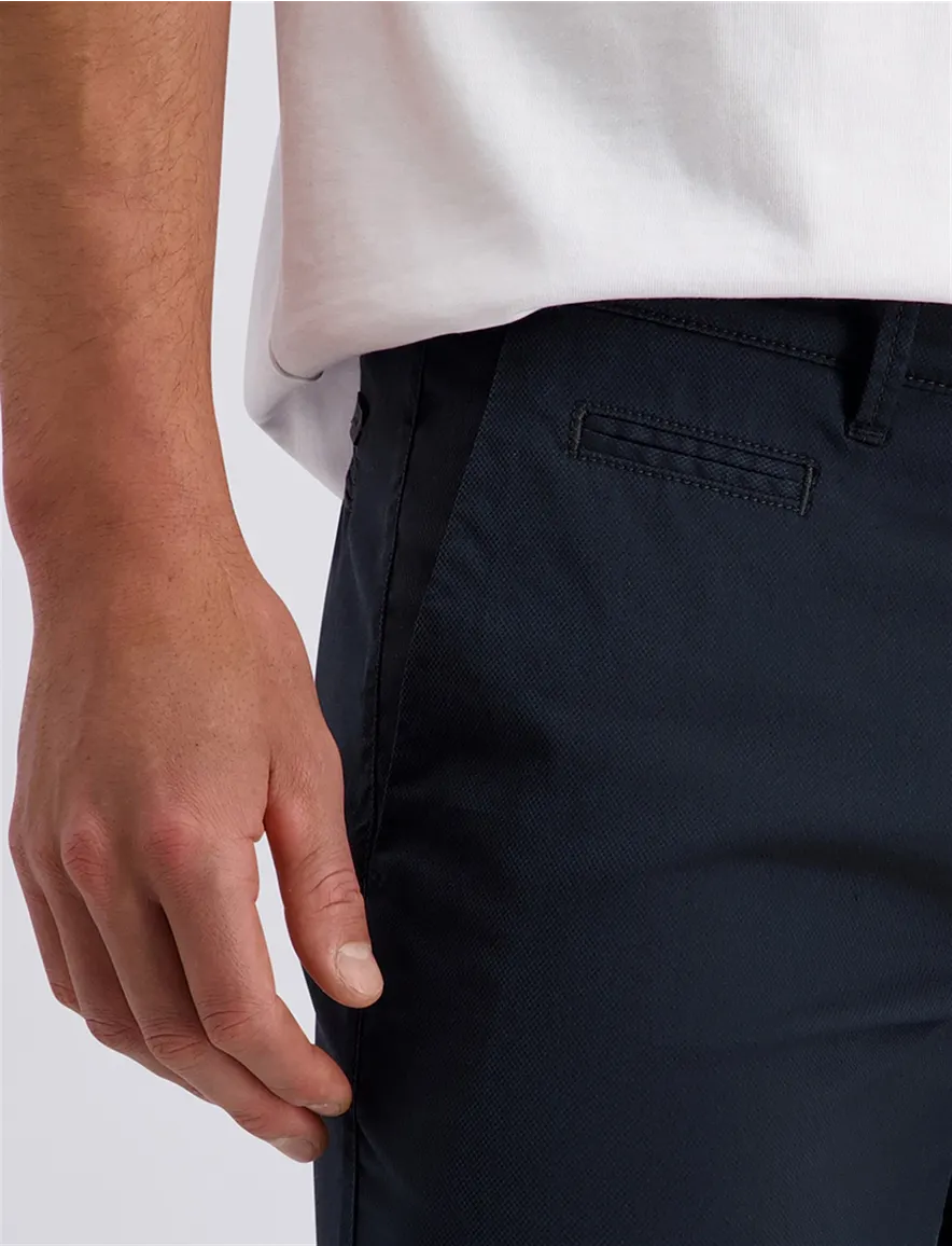Pierre Cardin korte broek donkerblauw chino model