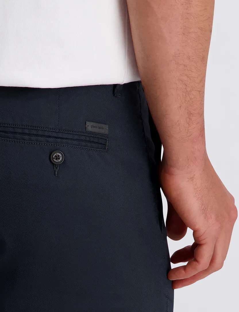 Pierre Cardin donkerblauwe korte broek chino model