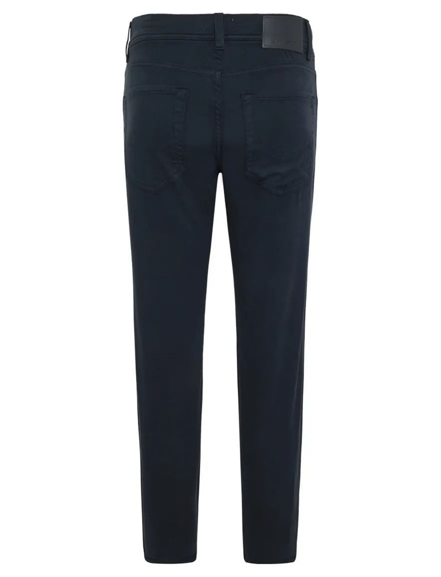 Pierre Cardin 5-pocket broek donkerblauw