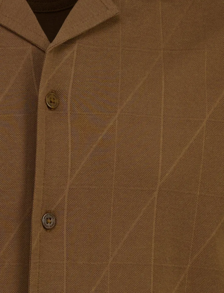 Pierre Cardin Atelier overhemd bruin
