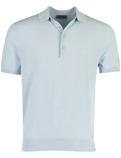 Pierre Cardin Poloshirt Pierre Cardin lichtblauw v-hals