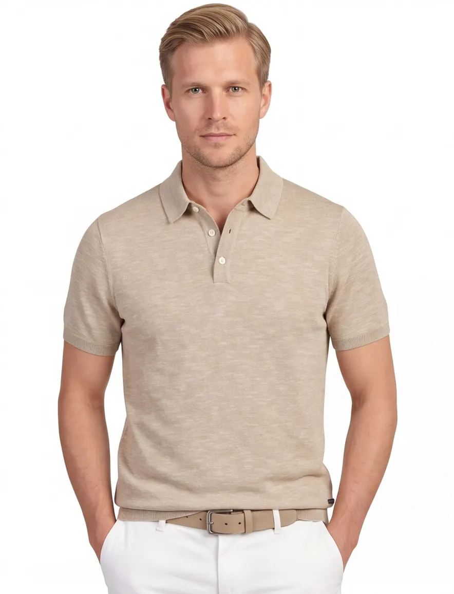 Poloshirt Pierre Cardin camel