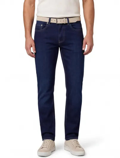 Pierre Cardin Jeans Pierre donkerblauw spijker Lyon Tapered fit