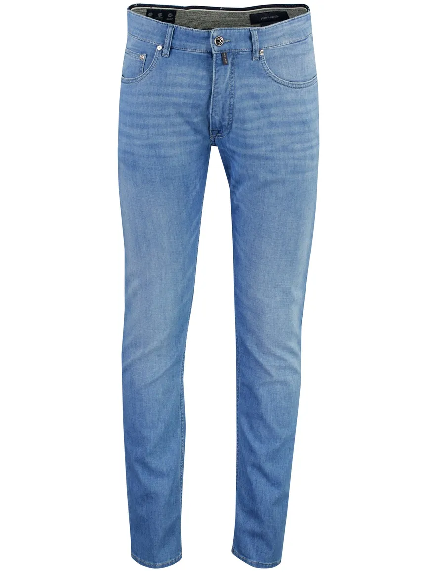 Lichtblauwe jeans Pierre Cardin Lyon Tapered denim