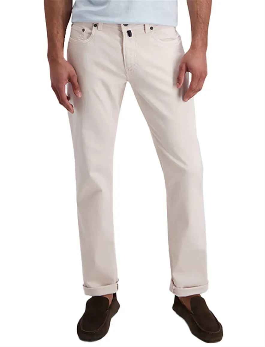 Pierre Cardin broek Lyon wit 5-pocket