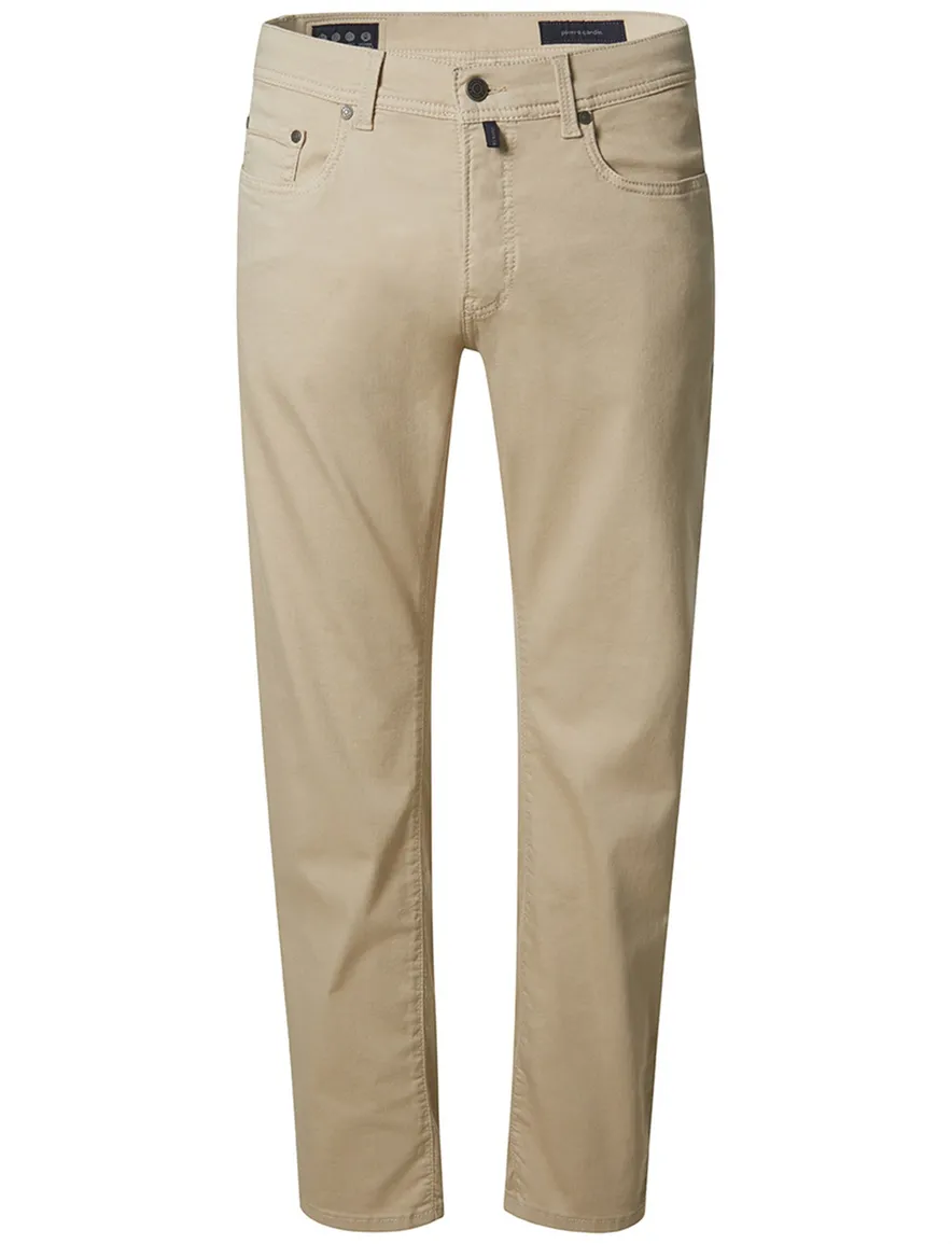 Pierre Cardin Lyon broek 5-pocket model beige