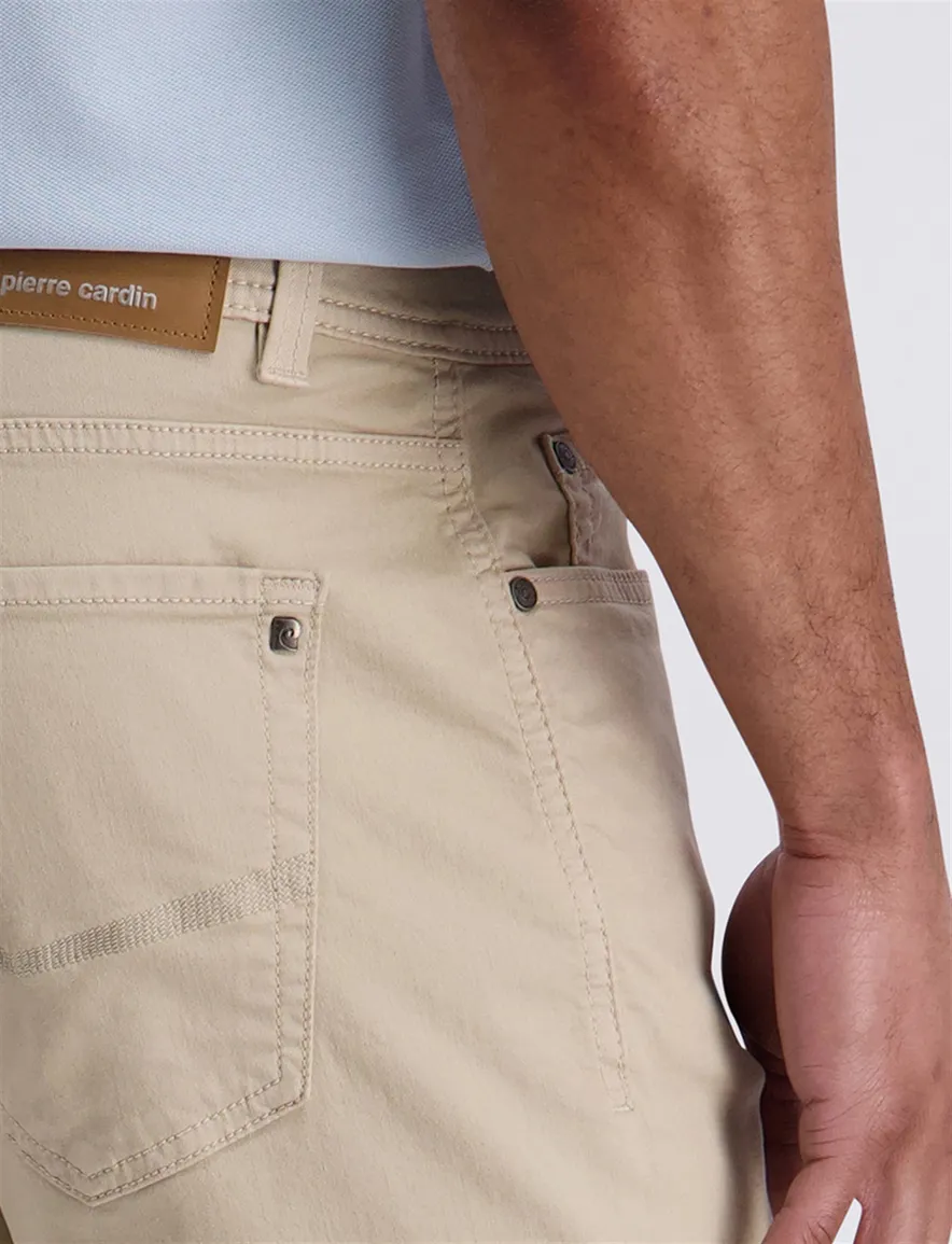 Pierre Cardin Lyon broek 5-pocket model beige