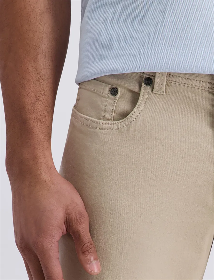 Pierre Cardin Lyon broek 5-pocket model beige