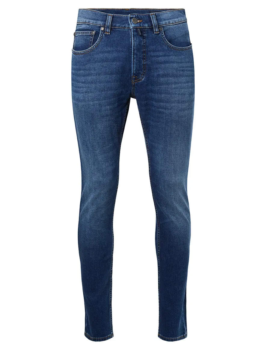 Pierre Cardin broek 5-pocket model blauw