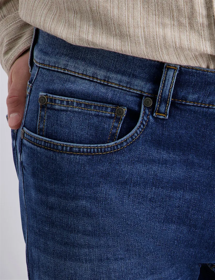 Broek Pierre Cardin blauw normale fit