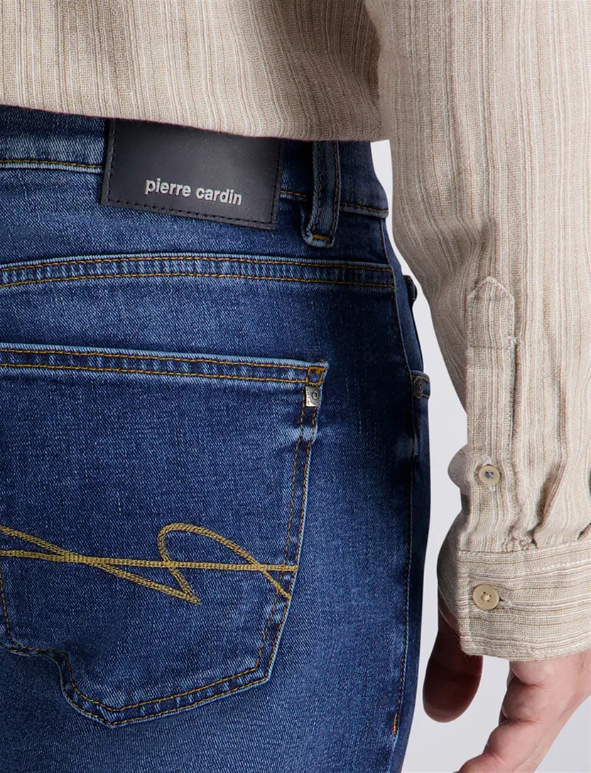 Broek Pierre Cardin blauw normale fit
