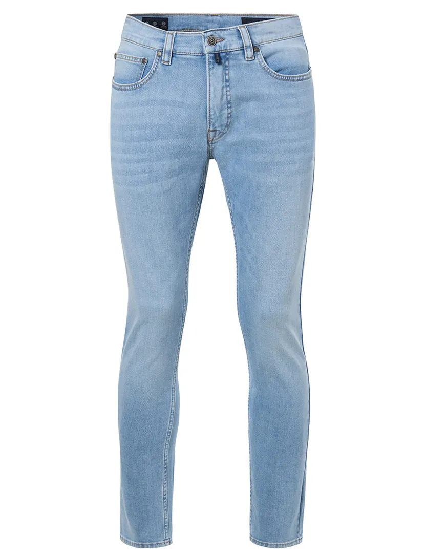 Broek Pierre Cardin blauw spijker 5-pocket