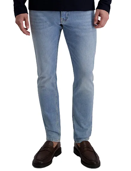 Broek Pierre Cardin blauw spijker 5-pocket