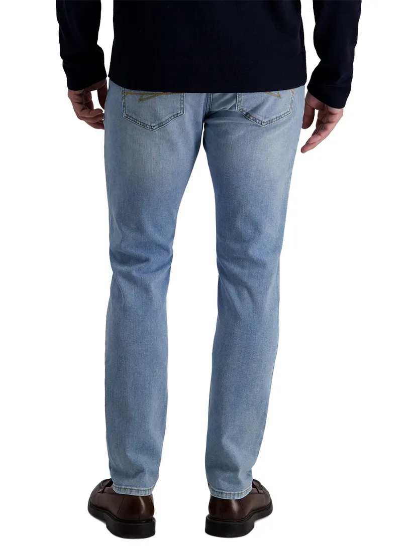 Broek Pierre Cardin blauw spijker 5-pocket