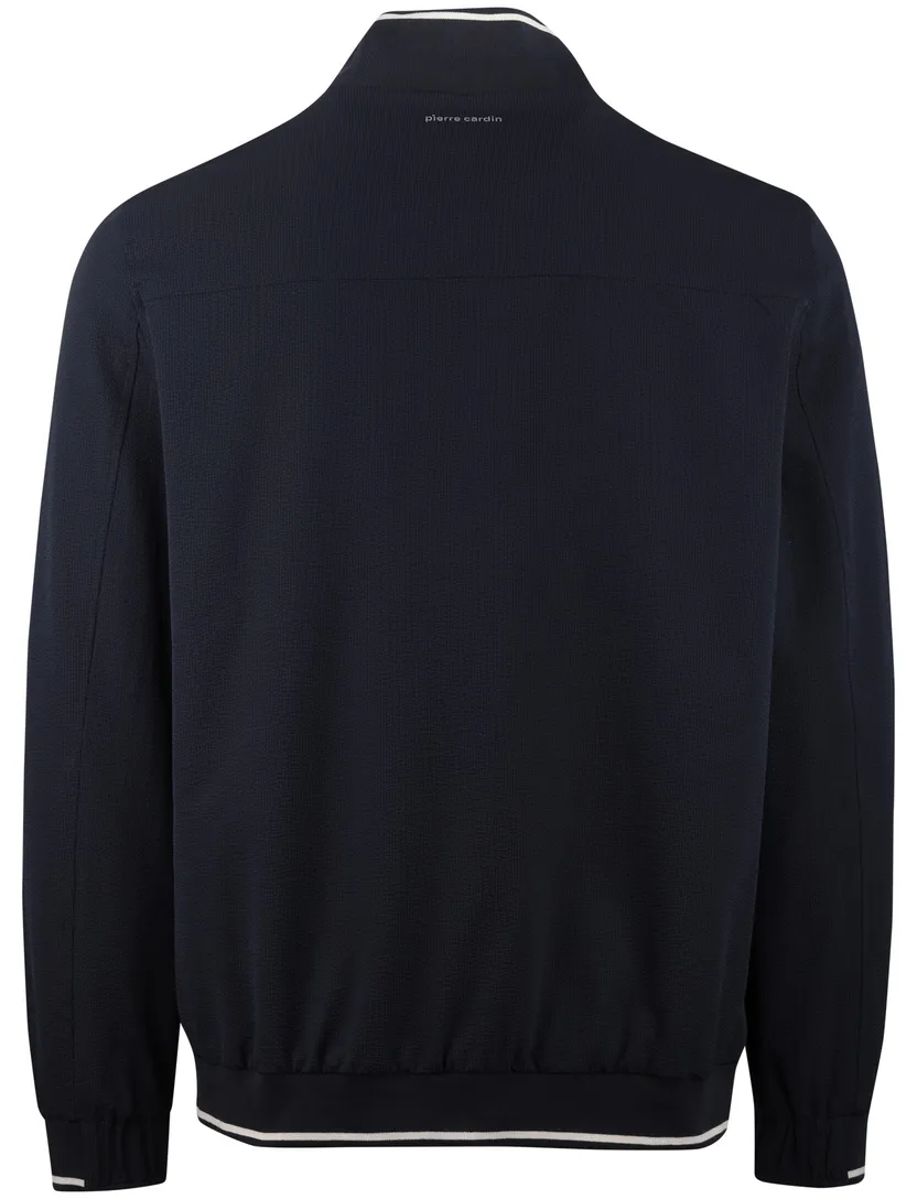 Navy zomerjas Pierre Cardin met ritssluiting