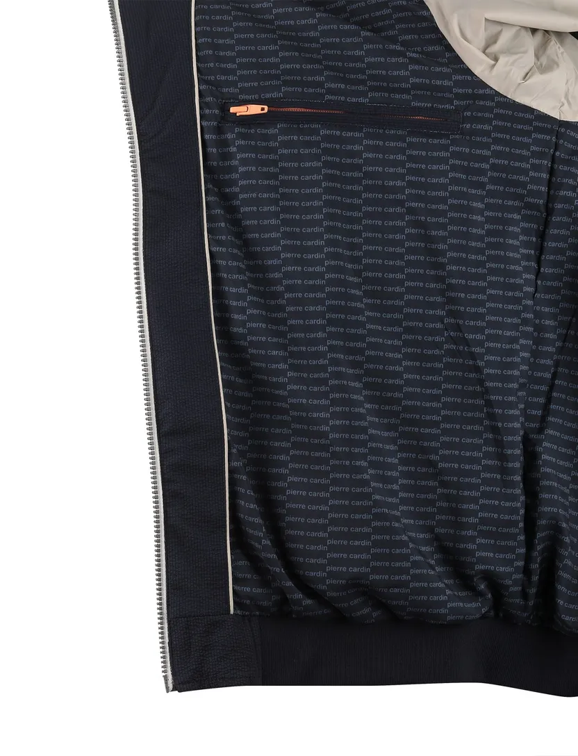 Navy zomerjas Pierre Cardin met ritssluiting