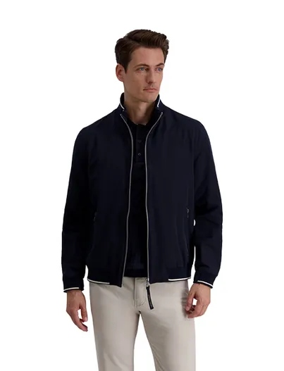 Pierre Cardin Pierre Cardin zomerjas navy opstaande kraag