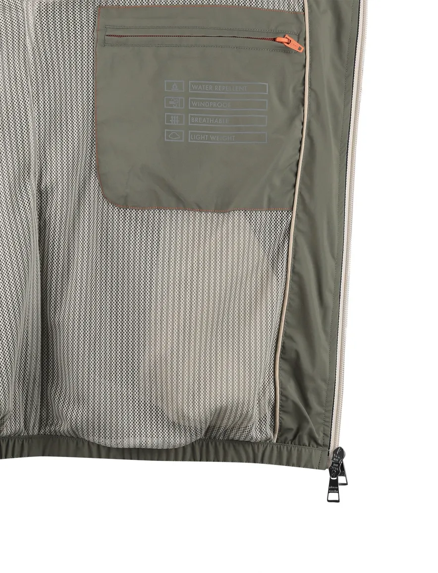 Pierre Cardin zomerjas afneembare capuchon groen